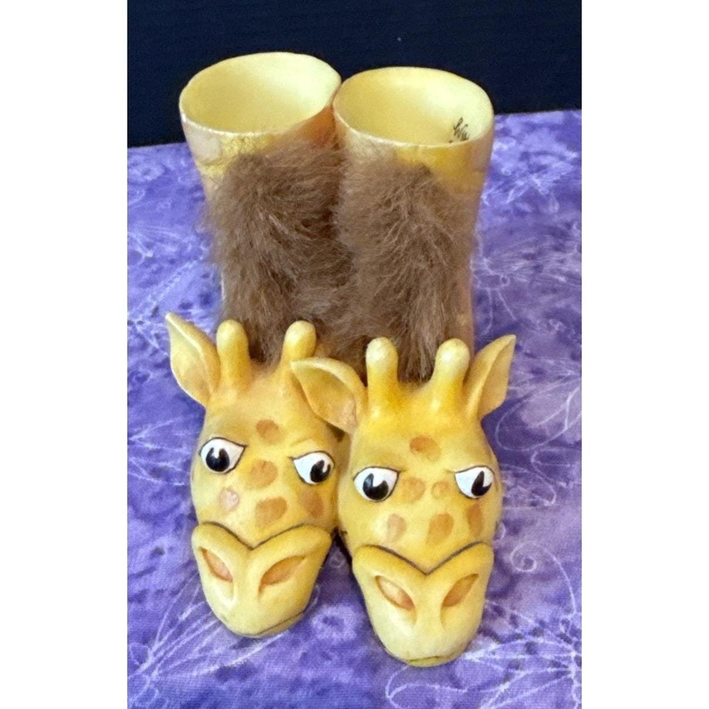 Vintage Willow Hall Shoo Shoo Chomp Chomp Giraffe Boot Figurine‎ Animal Zoo